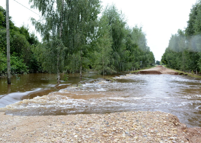 Многие реки Латвии вышли из берегов