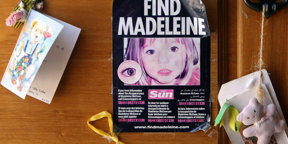 Izmeklēšanai, kas ilga 10 gadus, pienācis gals: varētu pārtraukt meklēt britu meitenīti Madelēnu