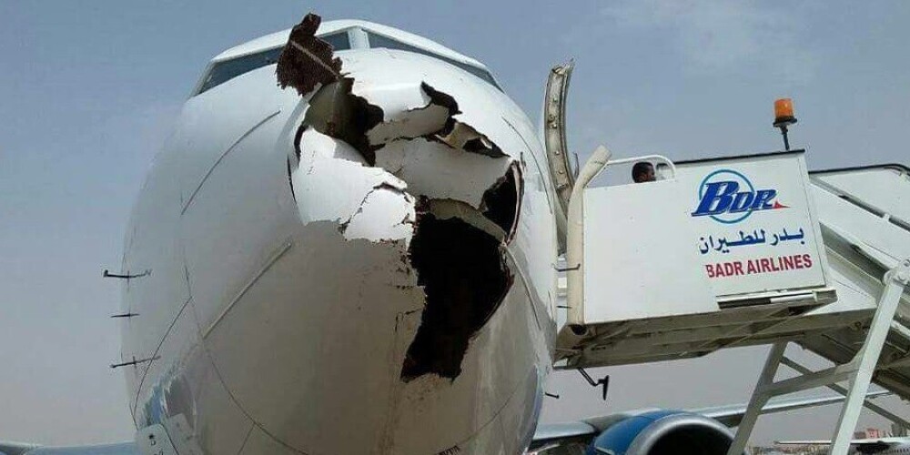 Pārsteidzošs foto parāda, ko patiesībā lidmašīnai gaisā spēj nodarīt putni