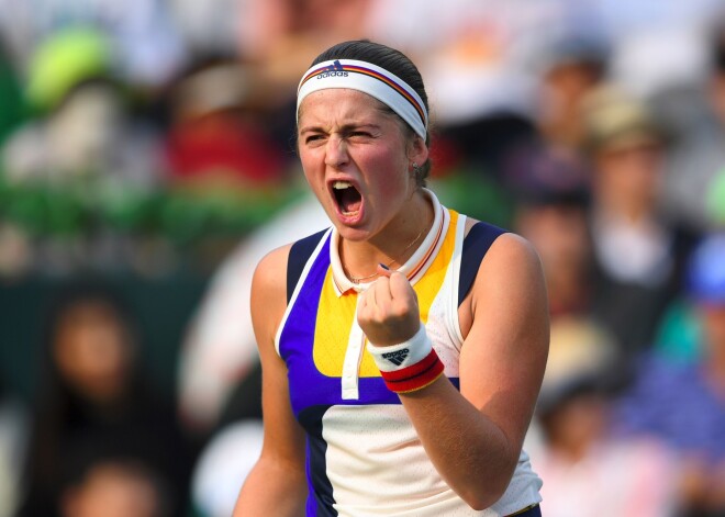 Ostapenko tic, ka var pieveikt pasaules labāko tenisisti Mugurusu