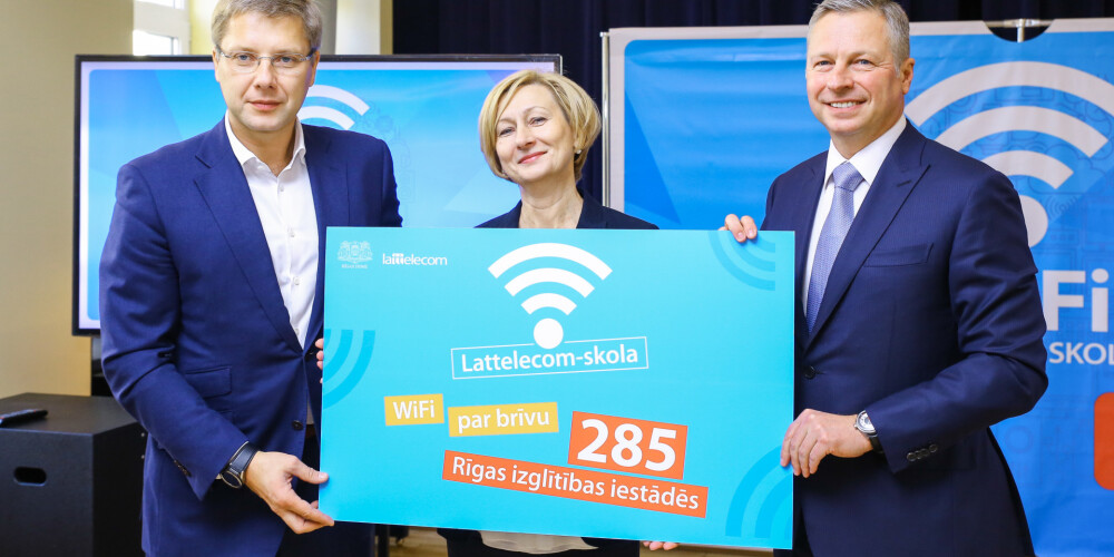 Bezmaksas WiFi tīkls pieejams 285 Rīgas izglītības iestādēs