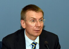 Latvijas ārlietu ministrs Edgars Rinkēvičs.