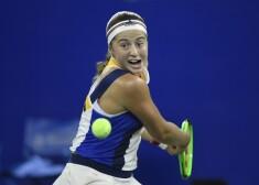 Latvijas labākā tenisiste Aļona Ostapenko.