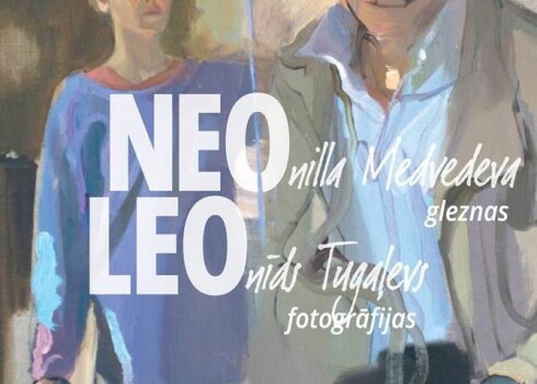 NEOLEO izstādes afiša.