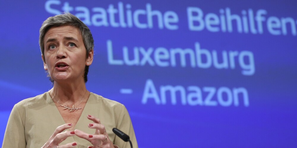 "Amazon" nāksies atmaksāt 250 miljonus eiro par Luksemburgas nodokļu norunām