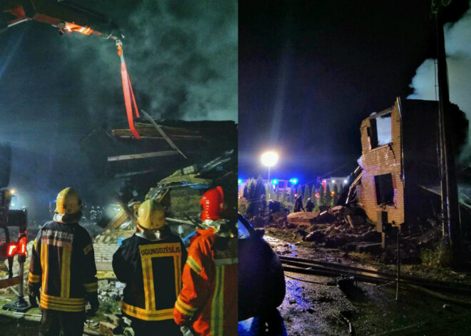 Sprādzienā mājā Saulkrastos bojā iet vesela ģimene - divi bērni, viņu vecāki un vecmāmiņa