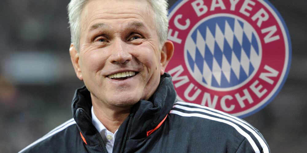 Leģendārais Jups Heinkess atgriezies pie Minhenes "Bayern" komandas stūres.