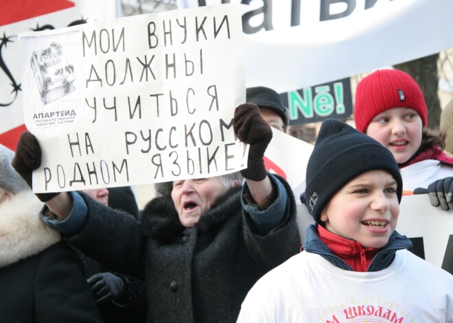 Пророссийские активисты в предвыборных кампаниях могут выступить против перевода школ на латышский язык