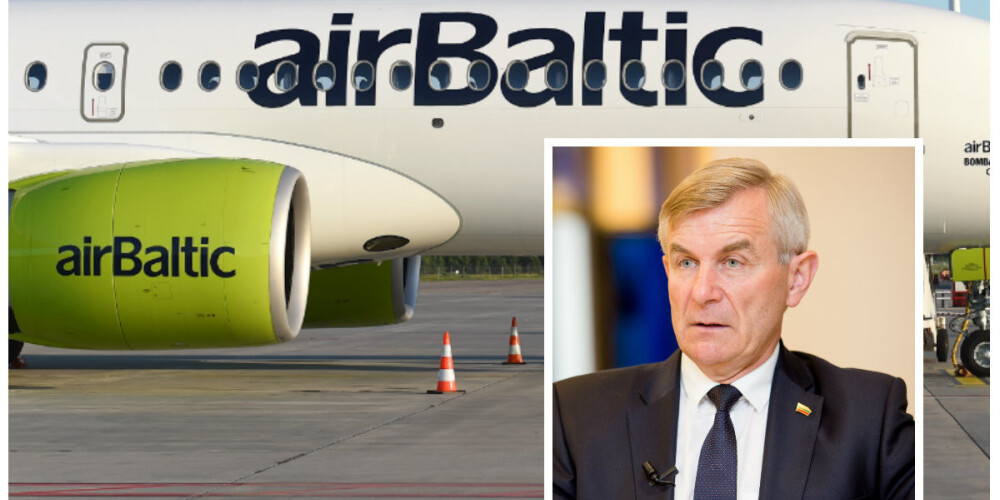 Спикер сейма Литвы с делегацией не поместились в самолет airBaltic