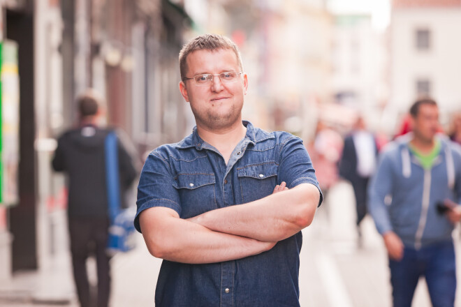 Александр Бондарев живет в Риге полгода и пока находит здесь только плюсы!