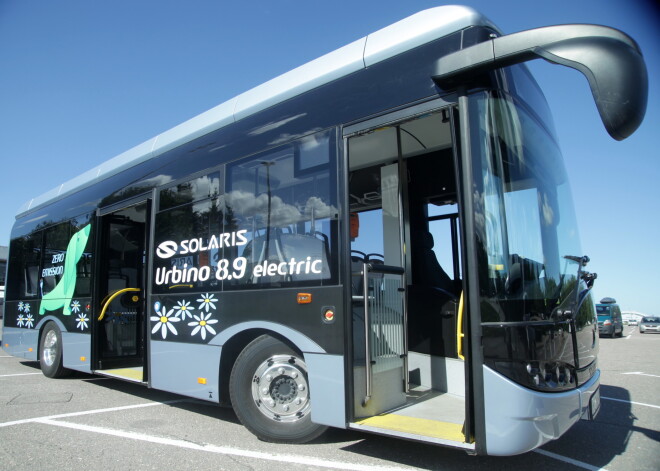 “Rīgas satiksme” prezentēs jauno “Solaris Urbino” autobusu