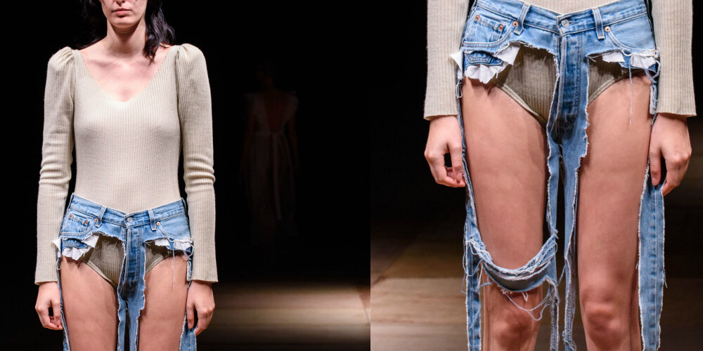 Вот это да! Японский бренд выпустил «джинсы-стринги»