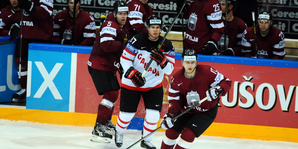 Latvijas hokeja izlase februārī aizvadīs pārbaudes maču pret Kanādas olimpisko izlasi
