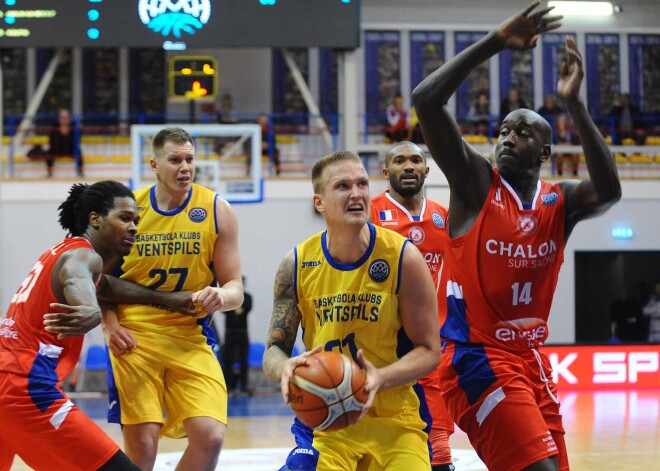 BK "Ventspils" dramatiskā cīņā pieveic Francijas čempionus basketbolā