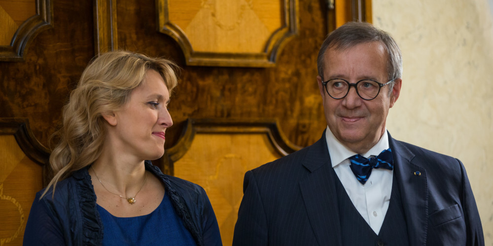 Tomass Hendriks Ilvess ar sievu Ievu Ilvesu.