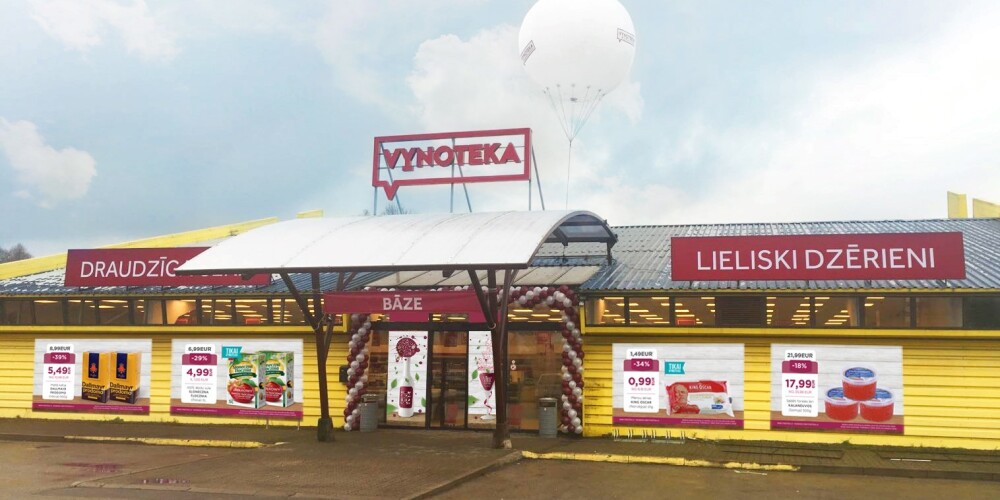 “Vynoteka” atver lielāko veikalu Rīgā