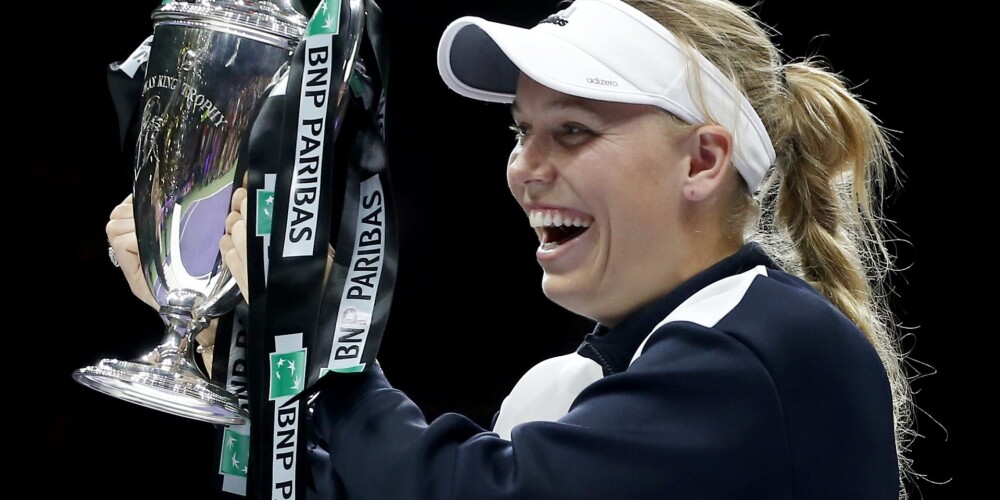 Dāniete Vozņacki pieveic Viljamsu un pārsteidzoši uzvar prestižajā "WTA Finals" turnīrā
