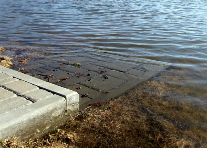 Во многих реках Латвии вода поднялась больше чем на метр