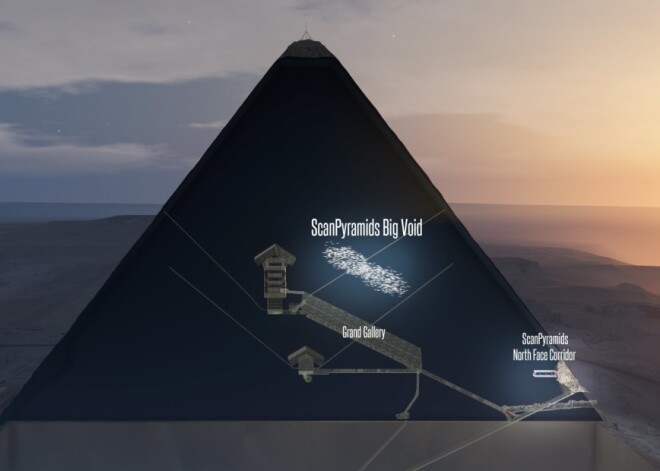 В пирамиде Хеопса обнаружили таинственную комнату