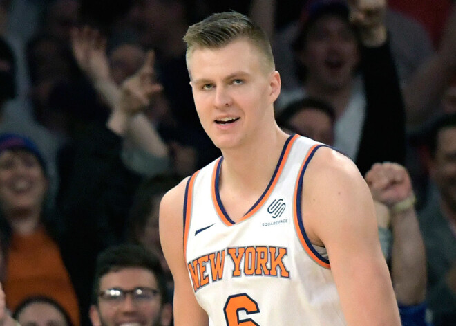 Porziņģis pēc sava rezultatīvākā NBA mača atklāj "Knicks" uzvaras iemeslus