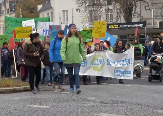 ANO klimata konference Bonnā sākas ar aktīvistu protestu