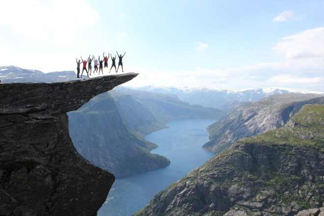 Trolltunga, Norvēģija. 