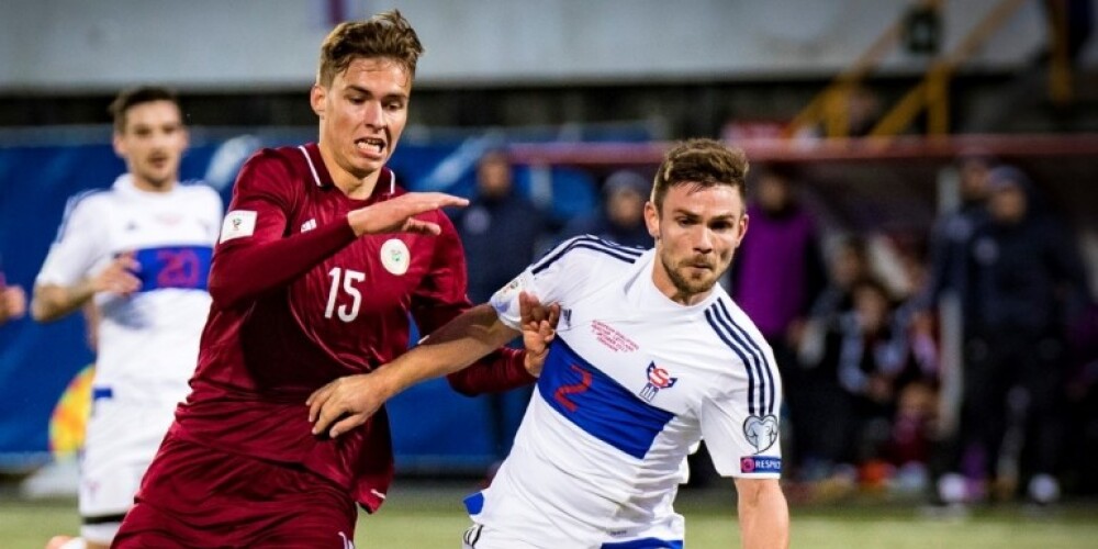 Latvijas U-21 futbolisti kompensācijas laikā izlaiž sensacionālu uzvar pret spēcīgo Skotiju
