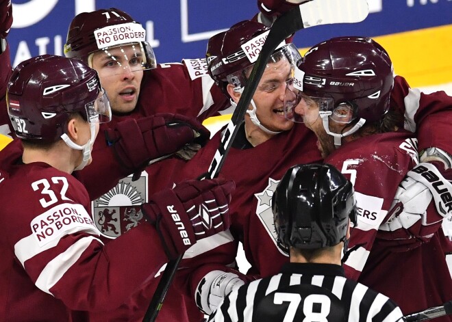 Mūsu hokeja izlase pārbaudes spēlē uzvar Franciju