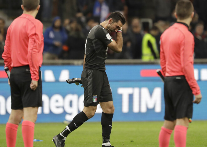 Itāļi kvalifikācijas "play-off" kārtas atbildes spēlē "San Siro" stadionā Milānā spēkojas ar Zviedriju