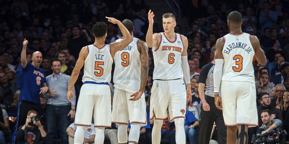 Porziņģis un citi "Knicks" spēlētāji ir apmierināti ar pārmaiņām komandā