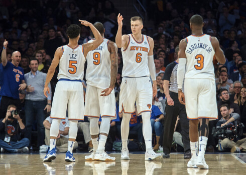 Porziņģis un citi "Knicks" spēlētāji ir apmierināti ar pārmaiņām komandā