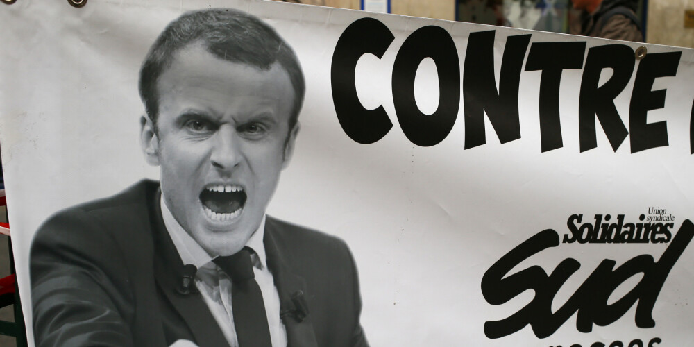 Francijā notiek kārtējie protesti pret Makrona reformām