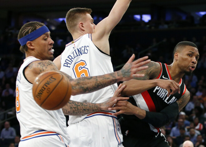 "Knicks" piedzīvo trešo zaudējumu pēc kārtas