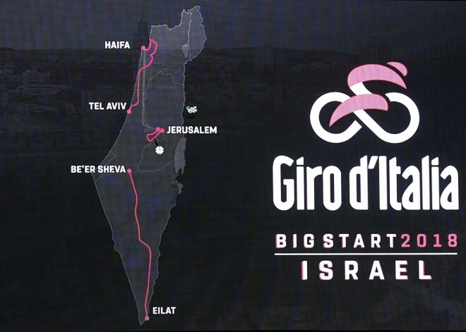 Izraēlas ministri par neatbilstošu ierakstu 2018. gada "Giro d’Italia" mājaslapā piedraud ar atbalsta atteikšanu velobraucienam