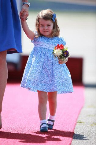 Zinātāji teic, ka mazajai princesei Šarlotei esot dotības tenisā.