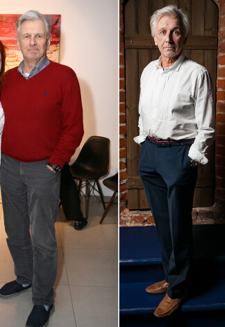 Rolands Zagorskis agrāk un tagad.