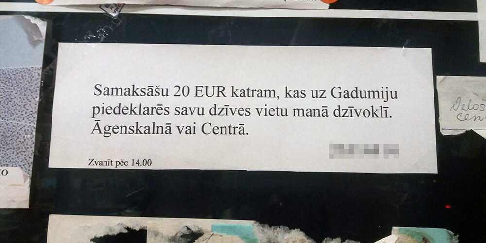 Pēdējās dienās viena no pieprasītākajām profesijām Rīgā ir viltus īrnieki, kas palīdzētu namīpašniekiem izvairīties no paaugstināta nekustamā īpašuma nodokļa.
