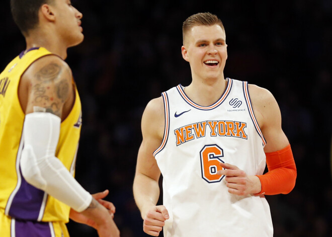 Porziņģis jauno gadu sagaidījis kā otrs labākais NBA kādā būtiskā statistikas rādītājā