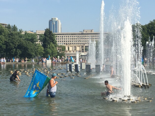 День десантника в Парке им. Горького