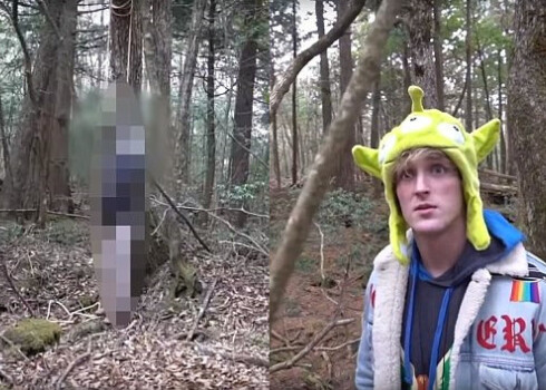 „You Tube” zvaigznei novēl „degt elles liesmās” par video ar mežā pakārto vīrieti