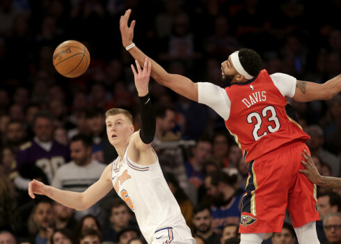 Kristaps Porziņģis pirmo reizi savā NBA karjerā vienā mačā pārtvēris piecas bumbas.