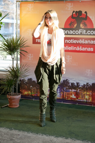 Anna Krimele šo otrdien treneres Paulas Freimanes fitnesa programmas prezentācijā. To, ka ir mazuļa gaidībās, Anna nenoliedz, vienīgi izsakās, ka komentārus sniegt, viņasprāt, vēl par agru.