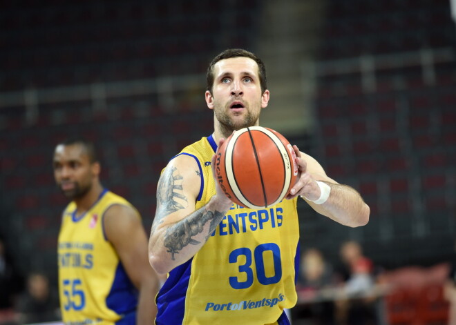 "Ventspils" basketbolistiem pārliecinošs zaudējums Čempionu līgas spēlē pret "MHP Riesen"