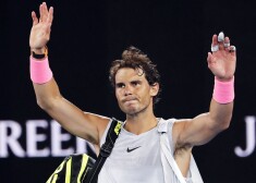 Ranga līderis Nadals traumas dēļ nepabeidz Austrālijas atklātā čempionāta ceturtdaļfināla cīņu