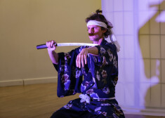 Leģendas galvenais varonis - samurajs Benkejs.