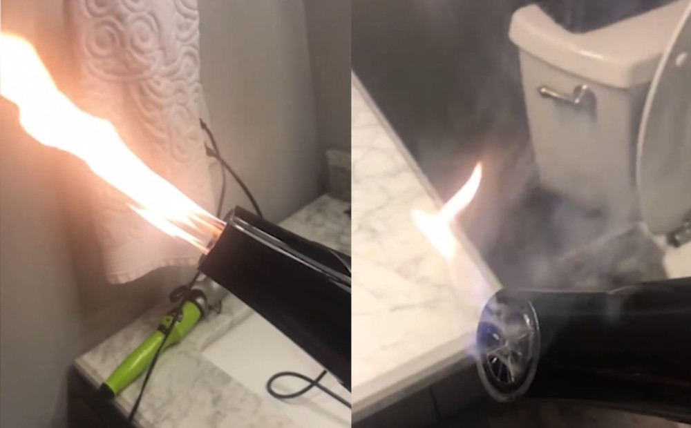 Как можно спалить фен