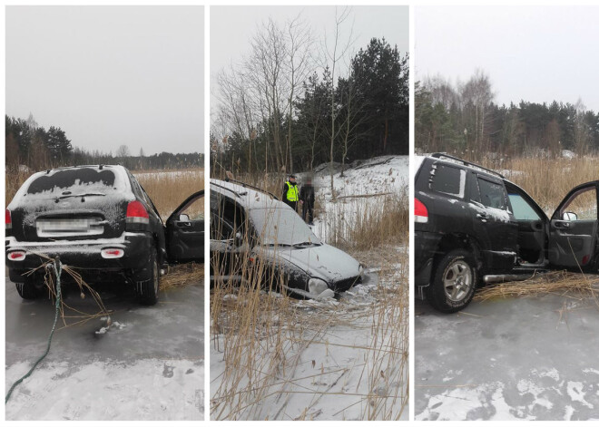 Karjerā Bolderājā ledū ielūzis apvidus auto