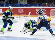 Mamonova vārti pagarinājumā ļauj "Mogo" hokejistiem nosargāt Latvijas kausa trofeju.