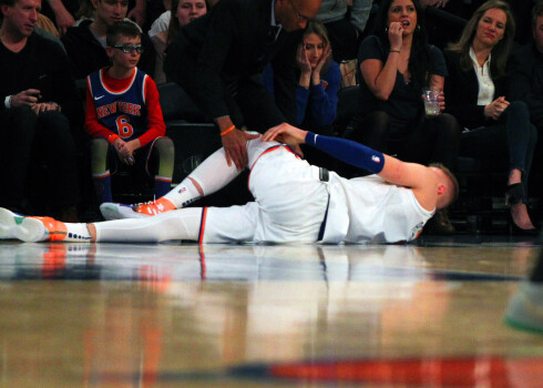 Pēc Porziņģa smagās traumas ''Knicks'' nometnē valda nomācoša gaisotne