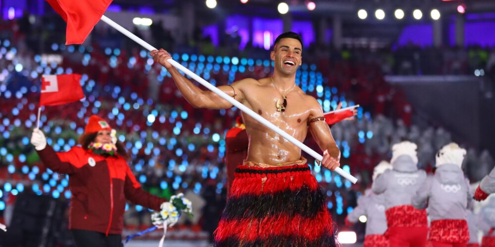 Самый сексуальный атлет Олимпиады-2018 на церемонии открытия появился с обнаженным масляным торсом